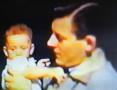 Young father Ray in 1943 with son James (Jim) Lawrence