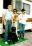 The Conniffs with their motor home